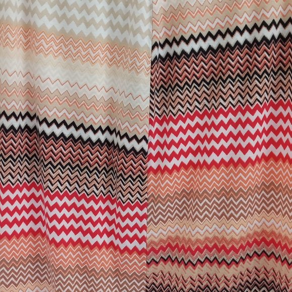 Bobbie Brooks Long Maxi Skirt Plus Size 1X Stretch Bohemian Striped Multicolor - Picture 6 of 11